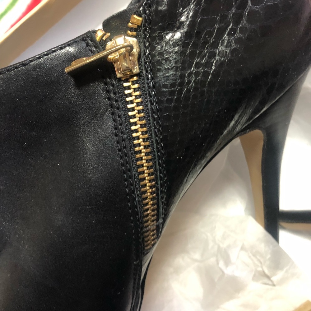 Designer Alligator platform Booties - Picture 7 of 9